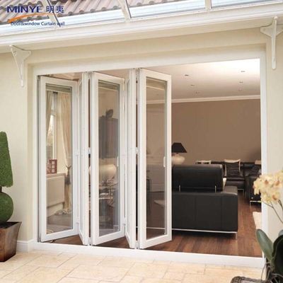 2.5mm Profieldikte Chinese top aluminium tweevouwde deur/schermmuur ontwerp