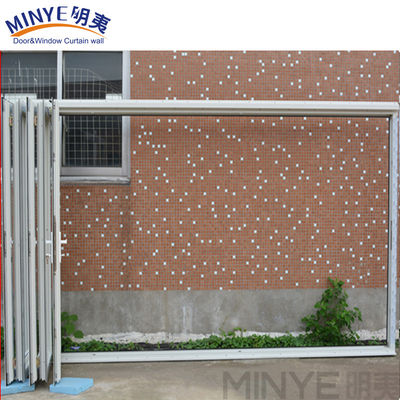 2.5mm Profieldikte Chinese top aluminium tweevouwde deur/schermmuur ontwerp