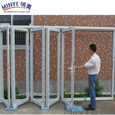 2.5mm Profieldikte Chinese top aluminium tweevouwde deur/schermmuur ontwerp