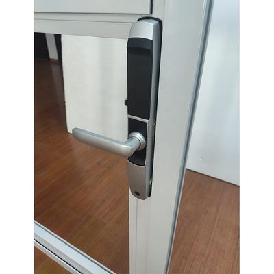 Moderne design Australische standaard gearchieerde aluminiumbedekte glazen deur met wachtwoord