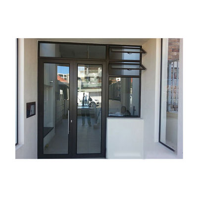 Vaste aluminium legering gehard glas deur in moderne ontwerp stijl met casement opening