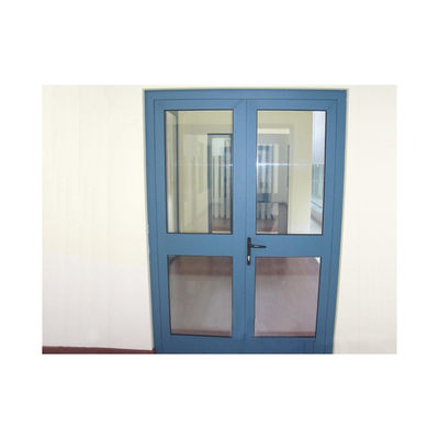 Vaste aluminium legering gehard glas deur in moderne ontwerp stijl met casement opening