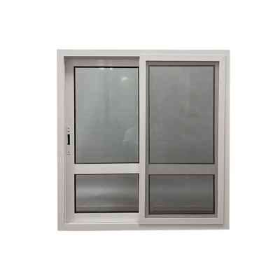 1.4 mm Profieldikte Dubbelglazuur Dubbelgehard glas Aluminiumlegering Schuifvenster