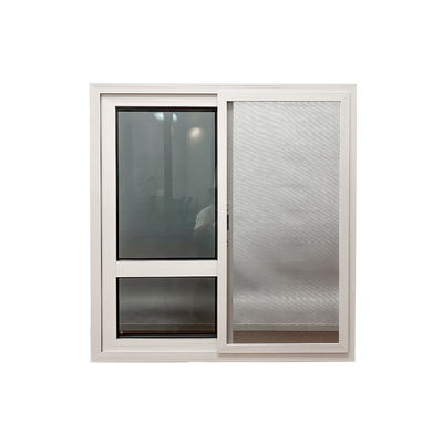 1.4 mm Profieldikte Dubbelglazuur Dubbelgehard glas Aluminiumlegering Schuifvenster