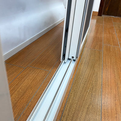 1.4 mm Profieldikte Dubbelglazuur Dubbelgehard glas Aluminiumlegering Schuifvenster