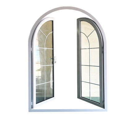 Customization Aluminium legering Franse deur voor boog Door naar Casement Door