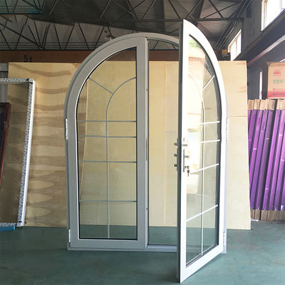 Customization Aluminium legering Franse deur voor boog Door naar Casement Door