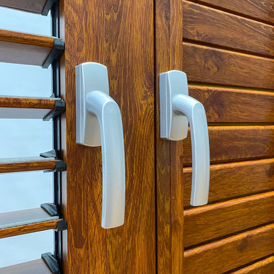 Hotelontwerpoplossing geanodiseerd of met poeder gecoat profiel Finish Swing open sluiter