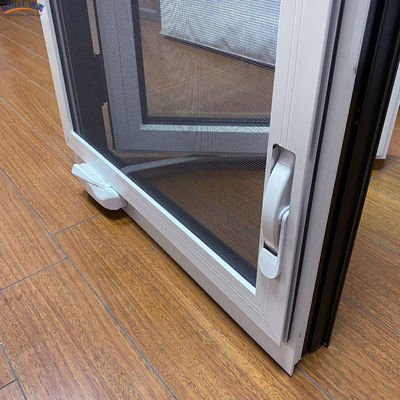 Zwart-wit Modern Window Grill Design American Casement Window met 1,4 mm profiel