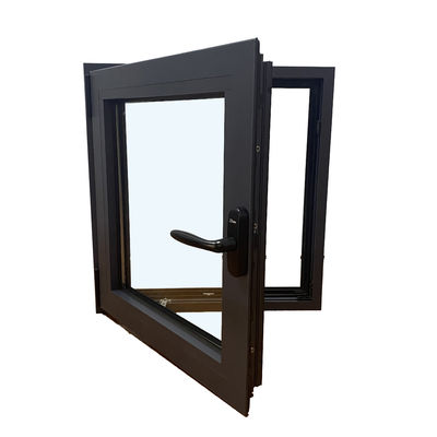 Villa's glazen raam met swing-casement stijl en aluminium legering frame glasvezel netten