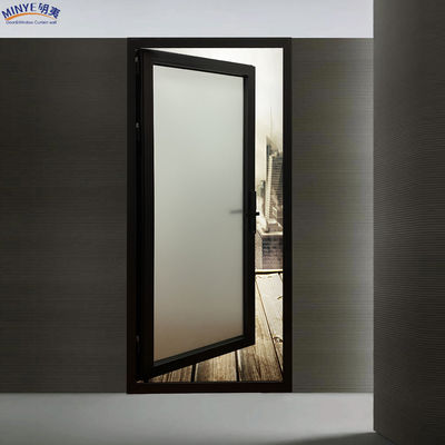 Moderne design aluminium legering Casement deuren met waterdichte glasvezel scherm netten