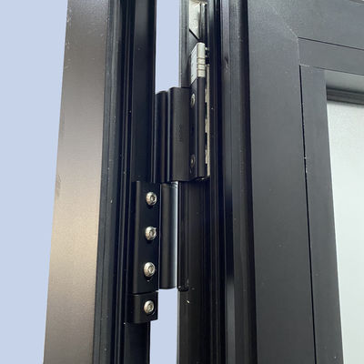 Moderne design aluminium legering Casement deuren met waterdichte glasvezel scherm netten