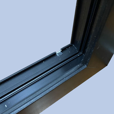 Moderne design aluminium legering Casement deuren met waterdichte glasvezel scherm netten