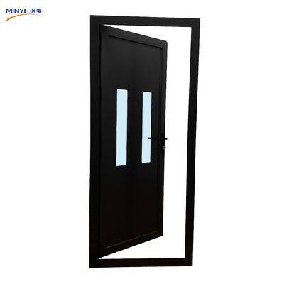 Zijdelingse openingsdeur met een enkelvoudige deur met aluminiumplaat 5 mm 9A 5 mm glas