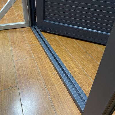 Moderne design stijl Grijze aluminium plaat enkelvoudige deur voor kasten deuren