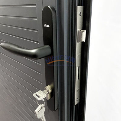 Modern Design Aluminium Geheel Panel Casement Door voor Exterieur Toepassingen