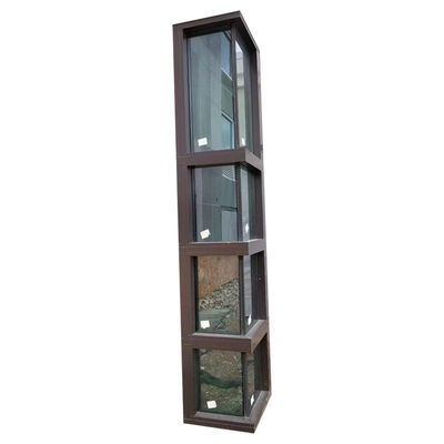 Geluidsdicht Moderne eenvoudige stijl Vaste venster met orkaanbestendige frame en gehard glas