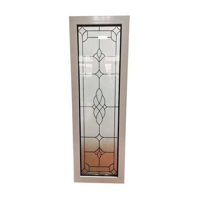 Hoge beveiliging Aluminium legering vaste venster met grote glazen paneel en horizontale opening