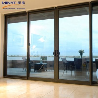 Customized Size Aluminium Interieur Dubbelglazen Schuifdeur voor Moderne Huizen