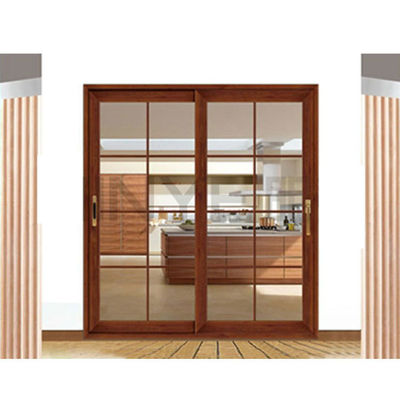 Customized Size Aluminium Interieur Dubbelglazen Schuifdeur voor Moderne Huizen