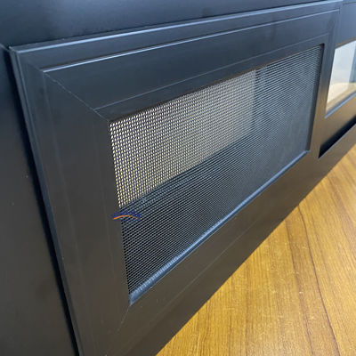 Horizontaal openend patroon Warmte-isolatie Aluminium schuifvensters met muggennet