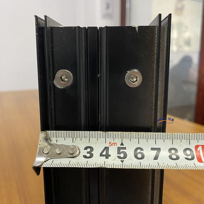Horizontaal openend patroon Warmte-isolatie Aluminium schuifvensters met muggennet