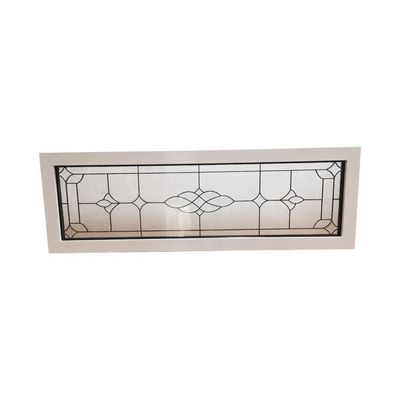 Moderne luxe op maat maat Grootte Dubbel gehard glas Stromcoating Vaste ramen