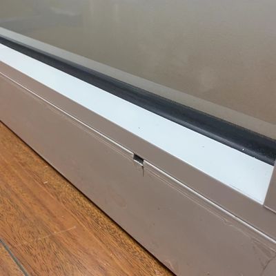 Dubbelgehard glas Aluminium vaste ramen voor horizontaal openingspatroon Drievoudig glas