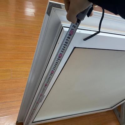 Dubbelgehard glas Aluminium vaste ramen voor horizontaal openingspatroon Drievoudig glas