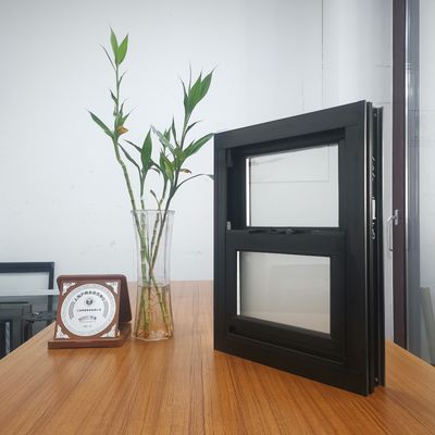 Aluminium enkelhangend raam met glasvezel scherm netten materiaal en maat