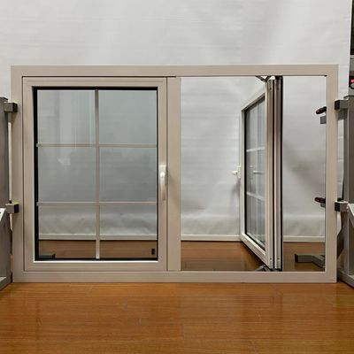 Aanpasbare dubbele glazen aluminium behuizing ramen geluidsdicht en energiebesparend