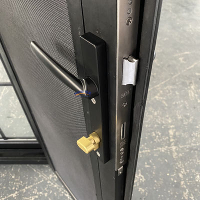 Doppelgehard glas thermisch doorbreken aluminium deur met hoge sterkte hardware
