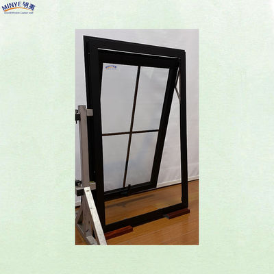 Oorspronkelijk op maat gemaakt luifelvenster met thermisch afbreekbaar aluminium frame en dubbel glas