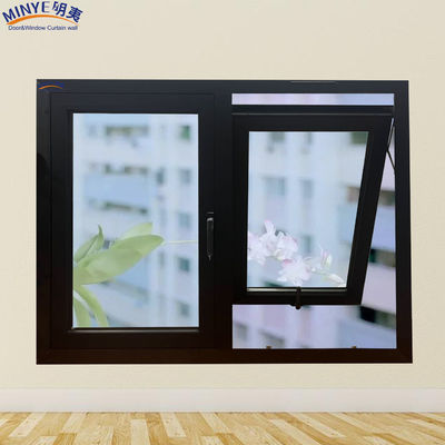 Framemateriaal Aluminium legering Casement Window Awning Window met goede luchtdichtheid