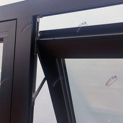 Framemateriaal Aluminium legering Casement Window Awning Window met goede luchtdichtheid