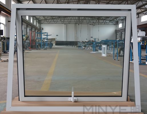 Modern ontworpen thermologisch doorbreken aluminium luifel vensters voor het bekleden van bouwmateriaal