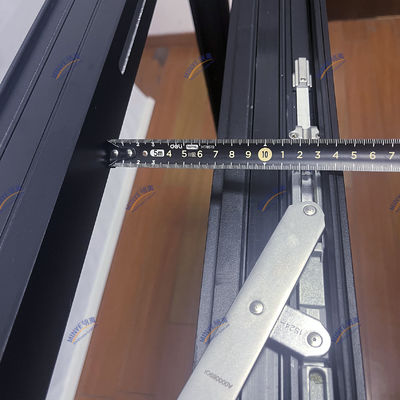 Twee-weg open kantel-draai kantel-en-draai aluminium venster met American Silicon Sealant