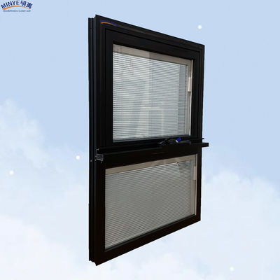 Moderne luxe regenbestendig aluminium frame swing awning Casement ramen met dubbel glas