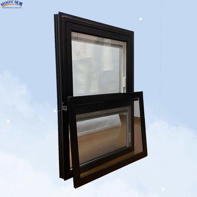 Moderne luxe regenbestendig aluminium frame swing awning Casement ramen met dubbel glas