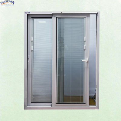 Villa schuifdeur met ingebouwde glazen jaloezieën waterdicht aluminium legering glasvezel netten