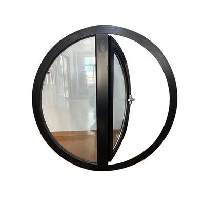 Swing Aluminium Center Round Window Pivot Shape Hang Window Casement Vensters met frame
