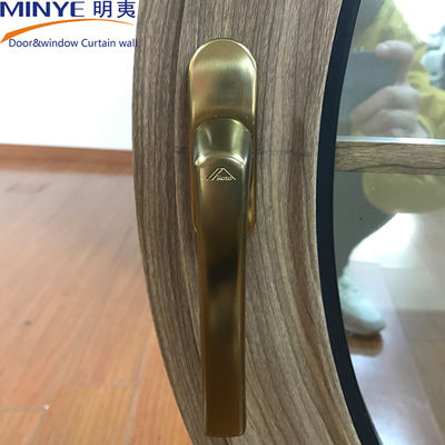 Swing Aluminium Center Round Window Pivot Shape Hang Window Casement Vensters met frame
