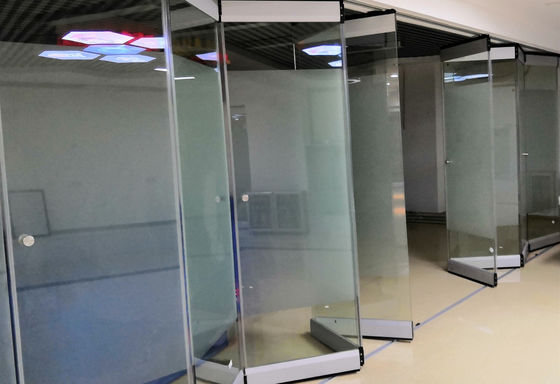 Chinese top hardware vouw scherm glas gordijn stapel panorama accordeon tweevoudige deur
