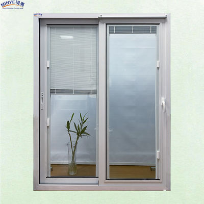 Gehard glas aluminium schuifdeur met gladde afwerking en laag-E coating in Shanghai