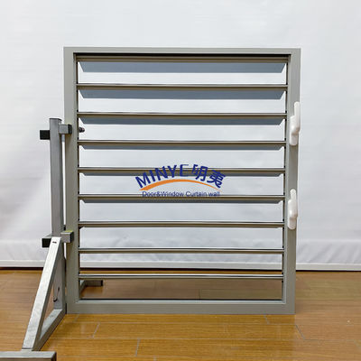 Ventilatie Aluminium glazen luiken Vensters met handgreep slot