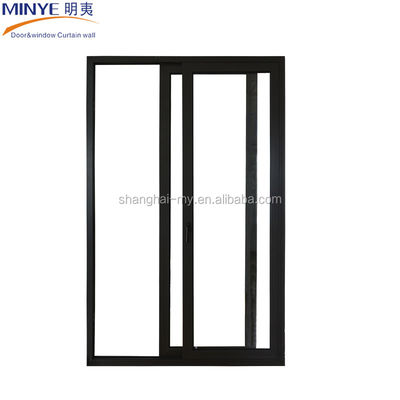 Aluminium gekleurde hout 3 paneel patio deuren met laag-E gehard glas schuifdeur