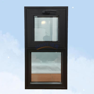 Moderne luxe regenbestendig aluminium frame swing awning Casement ramen met dubbel glas