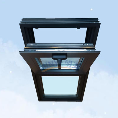 Moderne luxe regenbestendig aluminium frame swing awning Casement ramen met dubbel glas