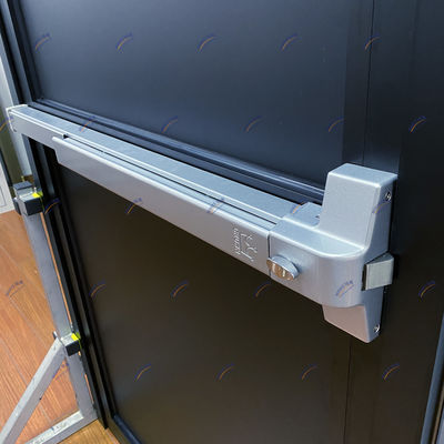 Verbeter uw buitendeuren met een zwarte aluminium deur met een enkele draaiknop 2.0 mm dik