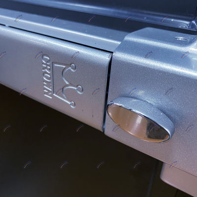 Verbeter uw buitendeuren met een zwarte aluminium deur met een enkele draaiknop 2.0 mm dik